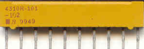 bourns resistor array