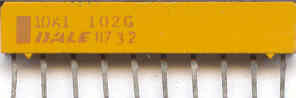 dale resistor array