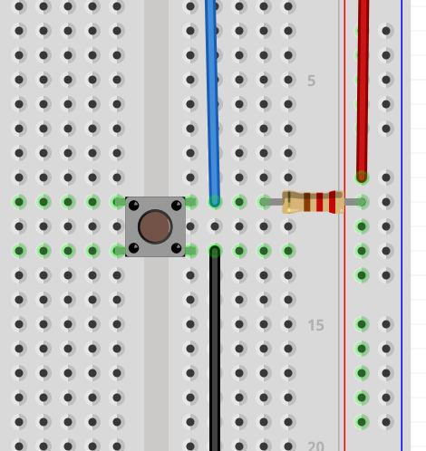 pushbutton with pullup