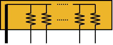resistor array interior