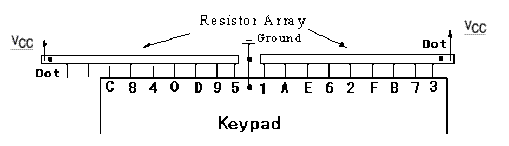 schematic for hexadecimal keypad