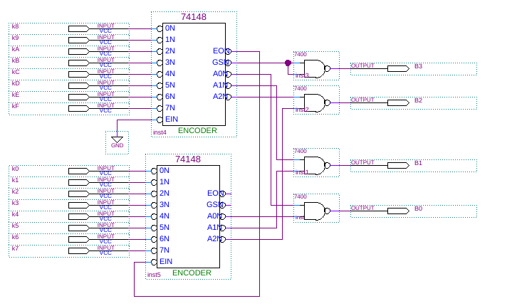 keypad input circuit