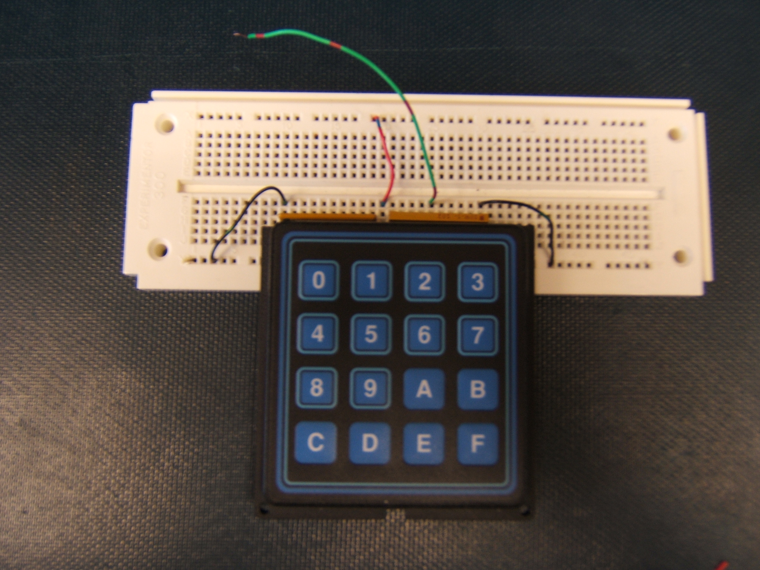 keypad for active high output