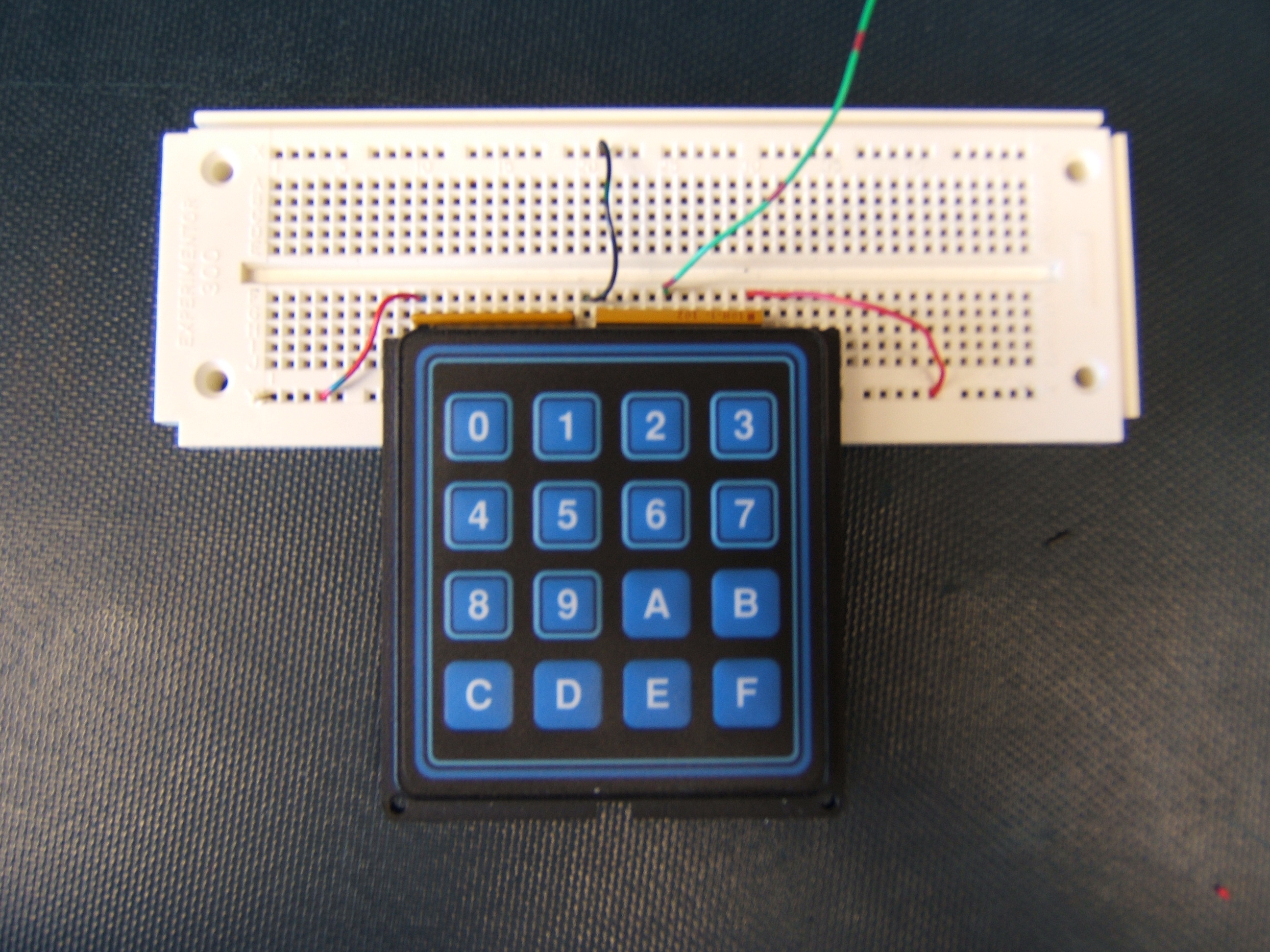 keypad for active low output