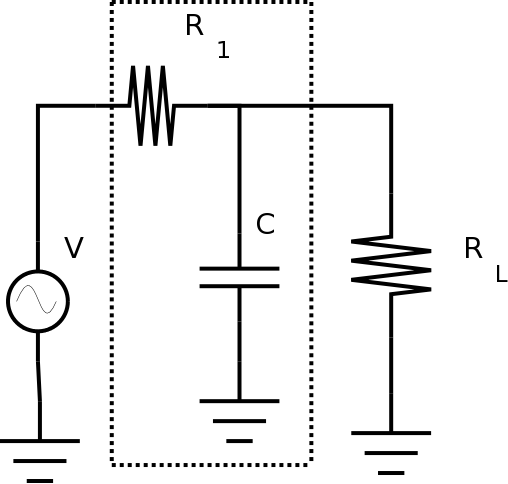 RC filter circuit