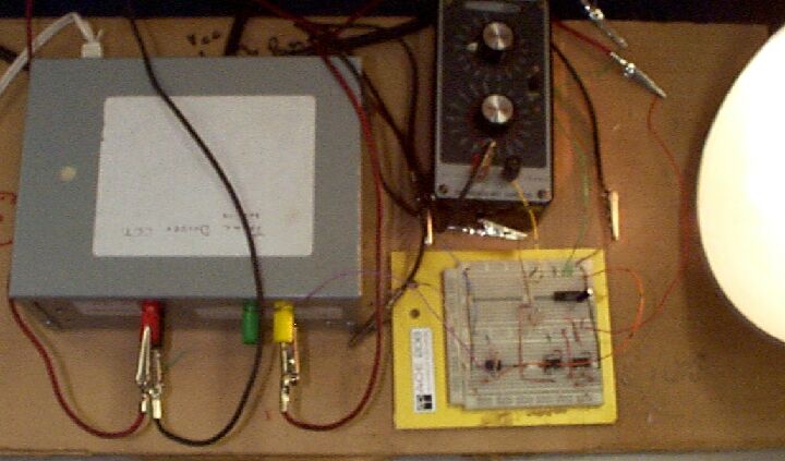 Picture of Triac box, one shot, opamps used and control resistor