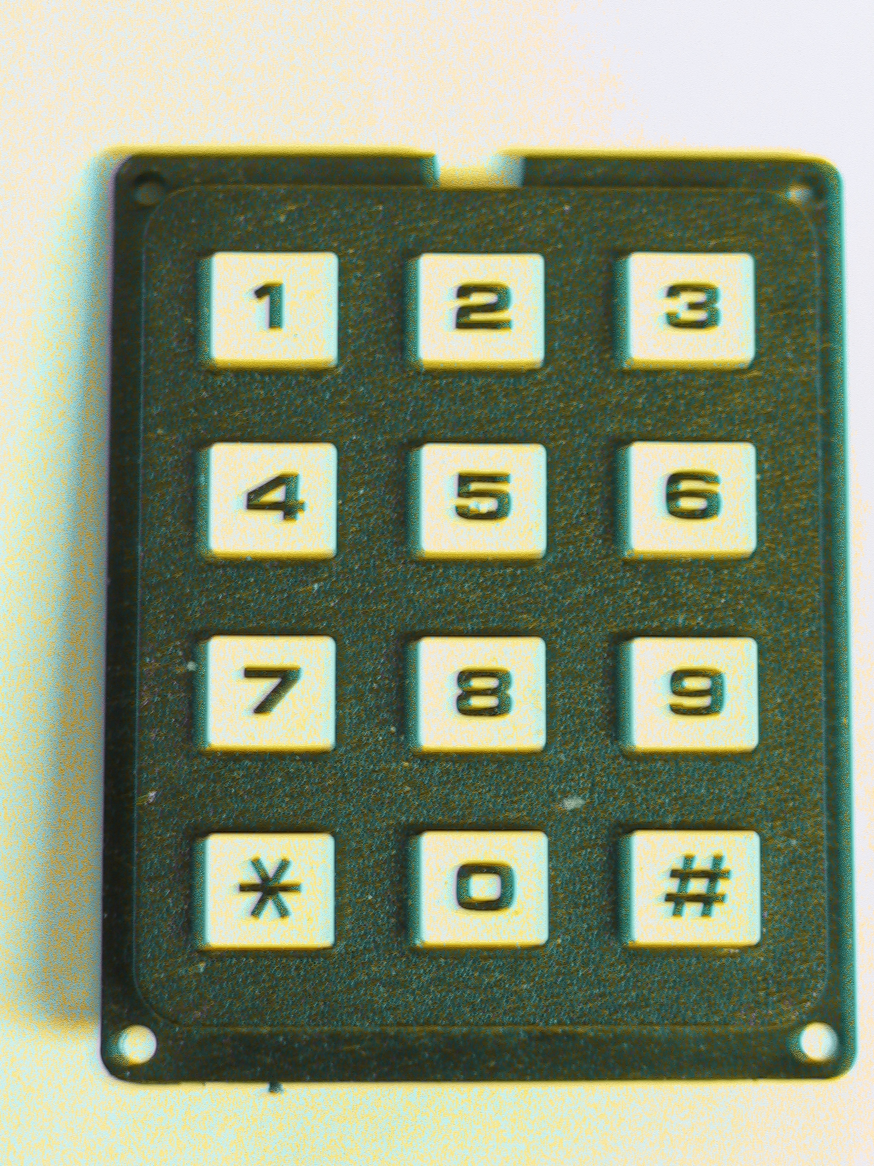 matrix keypad (top view)