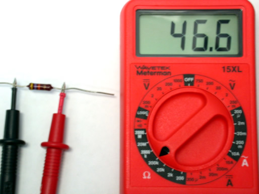 meter measuring resistor