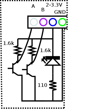 shaft encoder connections