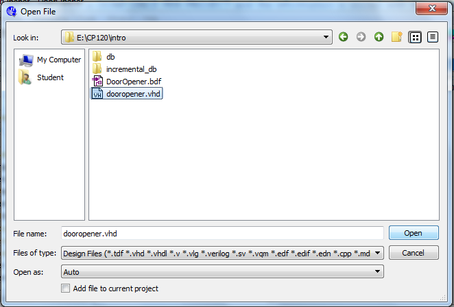 open vhdl